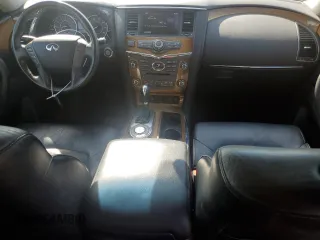 2012 Infiniti QX56 7-passenger with VIN JN8AZ2NF6C9518895, listed as a Copart auction lot 61084975 with 228,628 mi miles and Salvage title. Bid and sale history available at DreamBid. Image 8.