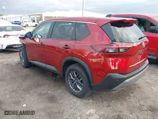 2023 Nissan Rogue S with VIN 5N1BT3AA1PC787523, listed as a IAAI auction lot 41076954 with 47,188 mi miles. Bid and sale history available at carsss.com. Image 3.