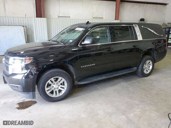 2018 Chevrolet Suburban LS with VIN 1GNSCGEC3JR140303, listed as a Copart auction lot 69944234 with 48,541 mi miles and Salvage Title. Bid and sale history available at carsss.com. Image 1.