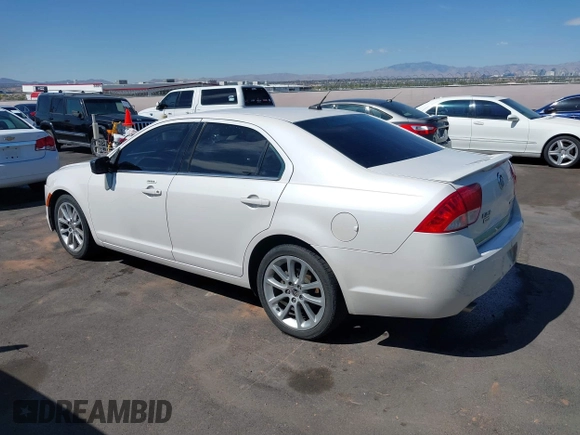 2011 Mercury Milan Premier with VIN 3MEHM0JG1BR602328, listed as a IAAI auction lot 42142461 with 105,857 mi miles and . Bid and sale history available at carsss.com. Image 3.