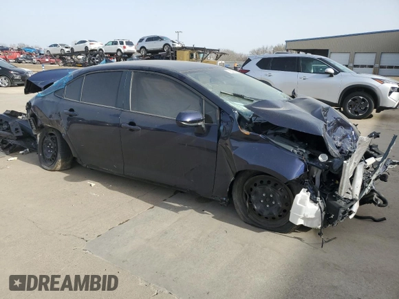 2022 Toyota Corolla LE with VIN 5YFEPMAE5NP296052, listed as a Copart auction lot 46070875 with Not Provided miles and Non Repairable. Bid and sale history available at carsss.com. Image 4.