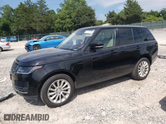 2020 Land Rover Range Rover HSE with VIN SALGS2RU1LA413952, listed as a Copart auction lot 62476765 with 62,673 mi miles and Salvage title. Bid and sale history available at DreamBid. Image 1.