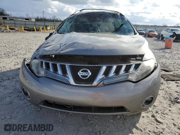 2010 Nissan Murano SL z VIN JN8AZ1MU8AW019654, wystawiony jako Copart lot #44238445 z przebiegiem Nie podano mil oraz Szkoda całkowita • Salvage title. Historia ofert i sprzedaży dostępna na DreamBid. Obrazek 5.
