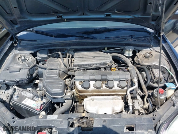 2002 Honda Civic EX with VIN 2HGES26772H535293, listed as a IAAI auction lot 42078583 with 141,813 mi miles. Bid and sale history available at carsss.com. Image 10.