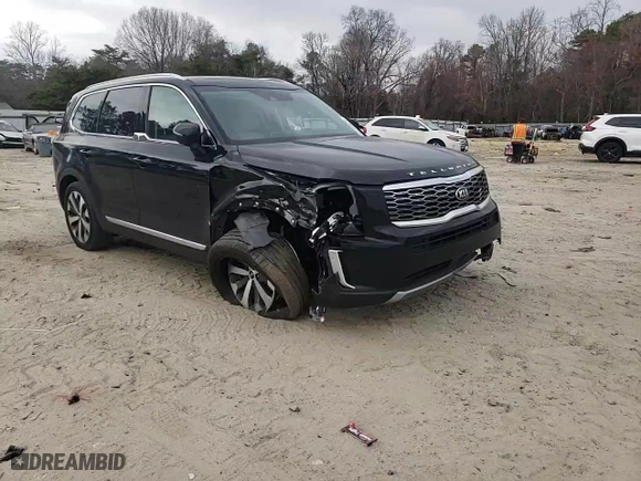 2021 Kia Telluride EX with VIN 5XYP34HC6MG194030, listed as a Copart auction lot 50143925 with 87,261 mi miles and Salvage Title. Bid and sale history available at carsss.com. Image 12.