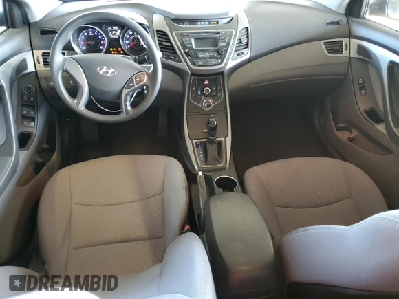 2014 Hyundai Elantra SE with VIN 5NPDH4AE7EH502722, listed as a Copart auction lot 61761715 with 74,791 mi miles and Salvage title. Bid and sale history available at DreamBid. Image 8.