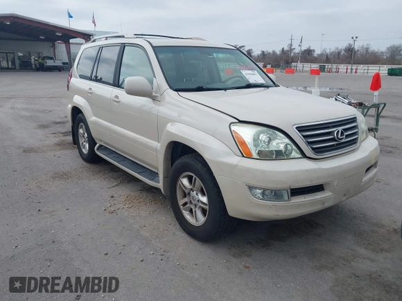 2003 Lexus GX 470 with VIN JTJBT20X630011479, listed as a IAAI auction lot 41556491 with 310,198 mi miles and . Bid and sale history available at DreamBid. Image 1.
