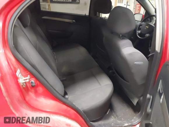 2008 Chevrolet Aveo LS with VIN KL1TD56618B041867, listed as a IAAI auction lot 42208722 with 133,667 mi miles and . Bid and sale history available at DreamBid. Image 8.