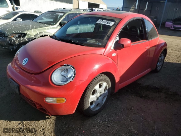 2002 Volkswagen New Beetle GLS with VIN 3VWCK21C32M422966, listed as a Copart auction lot 87408504 with NaN miles and Clean Title. Bid and sale history available at carsss.com. Image 1.
