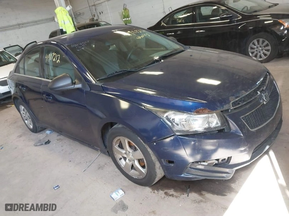 2012 Chevrolet Cruze LS with VIN 1G1PC5SH7C7195282, listed as a IAAI auction lot 41987232 with 150,108 mi miles. Bid and sale history available at carsss.com. Image 1.