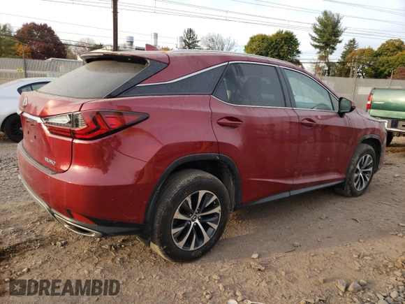 2022 Lexus RX with VIN 2T2HZMDA3NC314169, listed as a Copart auction lot 78298084 with 28,833 mi miles and Salvage Title. Bid and sale history available at carsss.com. Image 3.