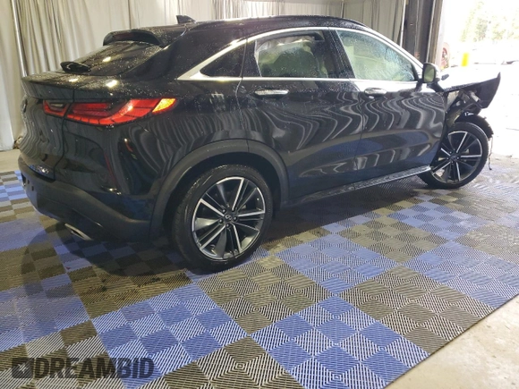 2024 Infiniti QX55 Luxe with VIN 3PCAJ5JR0RF106460, listed as a Copart auction lot 79958784 with 19,038 mi miles and Non Repairable. Bid and sale history available at DreamBid. Image 3.