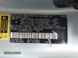 2010 Lexus RX 350 with VIN 2T2BK1BA0AC023537, listed as a IAAI auction lot 42045014 with 226,520 mi miles. Bid and sale history available at carsss.com. Image 9.