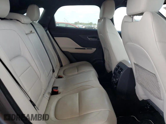 2017 Jaguar F-Pace with VIN SADCP2BV8HA048370, listed as a Copart auction lot 53865225 with 43,540 mi miles and Salvage title. Bid and sale history available at DreamBid. Image 11.