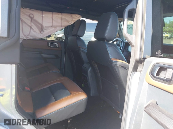 2024 Ford Bronco Outer Banks with VIN 1FMDE8BH9RLA87599, listed as a IAAI auction lot 42140524 with 2,606 mi miles and . Bid and sale history available at DreamBid. Image 8.