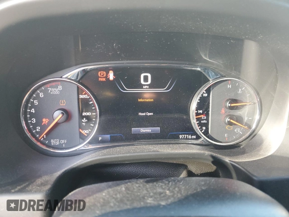 2020 GMC Acadia SLT with VIN 1GKKNMLS8LZ186387, listed as a Copart auction lot 43816935 with 97,716 mi miles and Salvage Title. Bid and sale history available at DreamBid. Image 9.