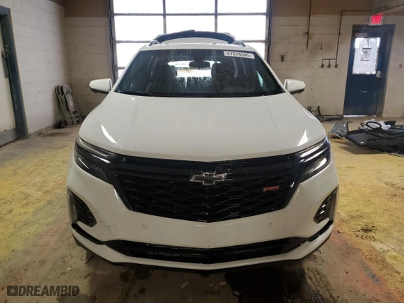 2024 Chevrolet Equinox RS with VIN 3GNAXMEG8RL333700, listed as a Copart auction lot 47079395 with 3,628 mi miles and Salvage Title. Bid and sale history available at carsss.com. Image 5.