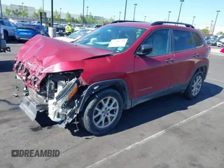 2017 Jeep Cherokee Sport z VIN 1C4PJLAB3HW559080, wystawiony jako IAAI lot #42206718 z przebiegiem 97 638 mil mil oraz . Historia ofert i sprzedaży dostępna na DreamBid. Obrazek 2.