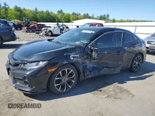 2021 Honda Civic EX with VIN SHHFK7H63MU402851, listed as a Copart auction lot 58186335 with 105,860 mi miles and Salvage title. Bid and sale history available at DreamBid. Image 1.