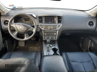 2017 Nissan Pathfinder SV with VIN 5N1DR2MM7HC610550, listed as a Copart auction lot 87195714 with 54,066 mi miles and Salvage Title. Bid and sale history available at carsss.com. Image 8.