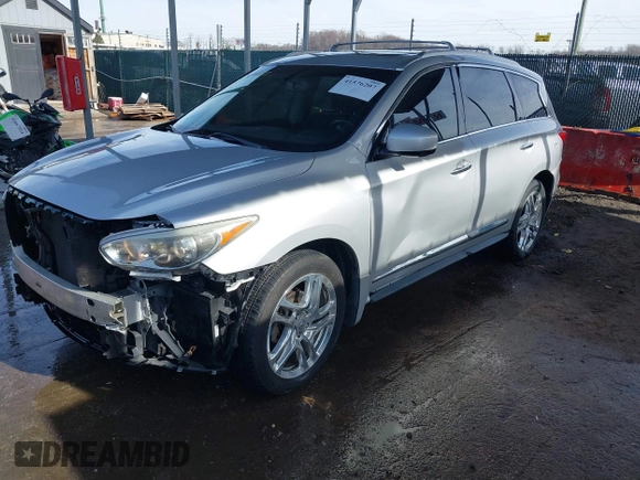 2013 Infiniti JX35 z VIN 5N1AL0MM3DC334693, wystawiony jako IAAI lot #41576207 z przebiegiem 113 677 mil mil oraz . Historia ofert i sprzedaży dostępna na DreamBid. Obrazek 19.