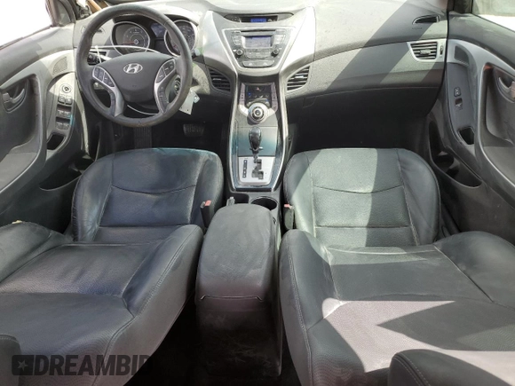2013 Hyundai Elantra Limited with VIN KMHDH4AE4DU690826, listed as a Copart auction lot 55066595 with 75,059 mi miles and Salvage Title. Bid and sale history available at DreamBid. Image 8.