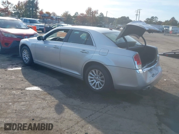 2012 Chrysler 300 with VIN 2C3CCAAG6CH104745, listed as a IAAI auction lot 40708856 with 125,186 mi miles. Bid and sale history available at carsss.com. Image 3.