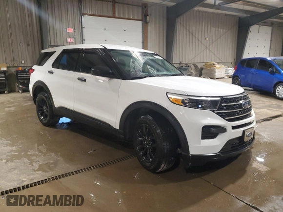 2021 Ford Explorer with VIN 1FMSK8BH1MGC30918, listed as a Copart auction lot 42980365 with 38,108 mi miles and Salvage Title. Bid and sale history available at carsss.com. Image 4.