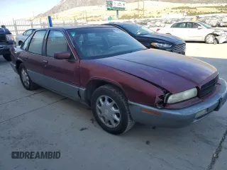 1996 Buick Regal with VIN 2G4WF52K3T1461797, listed as a Copart auction lot 74704534 with 93,303 mi miles and Salvage Title. Bid and sale history available at DreamBid. Image 4.