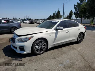 2017 Infiniti Q50 Sport z VIN JN1EV7AP9HM741606, wystawiony jako Copart lot #62775655 z przebiegiem 162 500 mil mil oraz Szkoda całkowita • Salvage title. Historia ofert i sprzedaży dostępna na DreamBid. Obrazek 1.