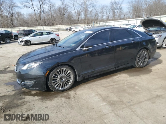 2014 Lincoln MKZ z VIN 3LN6L2JK1ER801584, wystawiony jako Copart lot #49283495 z przebiegiem 93 161 mil mil oraz Szkoda całkowita • Salvage title. Historia ofert i sprzedaży dostępna na DreamBid. Obrazek 1.