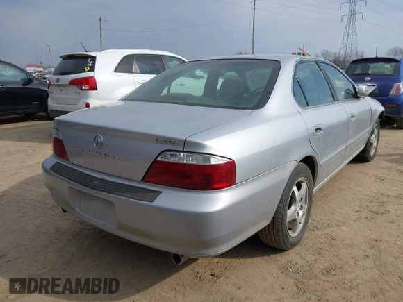 2003 Acura TL with VIN 19UUA56653A087823, listed as a IAAI auction lot 41704916 with 112,147 mi miles. Bid and sale history available at carsss.com. Image 4.