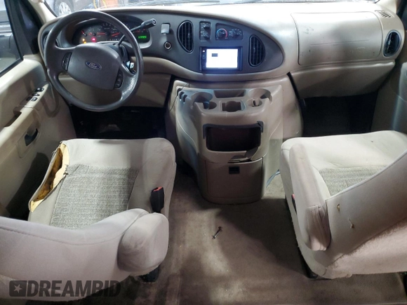 2005 Ford Econoline Passenger XL with VIN 1FBNE31L75HB26371, listed as a Copart auction lot 53566155 with 219,769 mi miles and Clean Title. Bid and sale history available at carsss.com. Image 8.