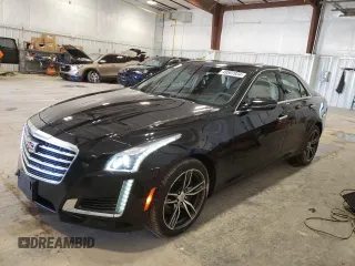 2018 Cadillac CTS Luxury AWD with VIN 1G6AX5SS1J0127341, listed as a Copart auction lot 49597034 with 48,286 mi miles and Salvage Title. Bid and sale history available at DreamBid. Image 1.