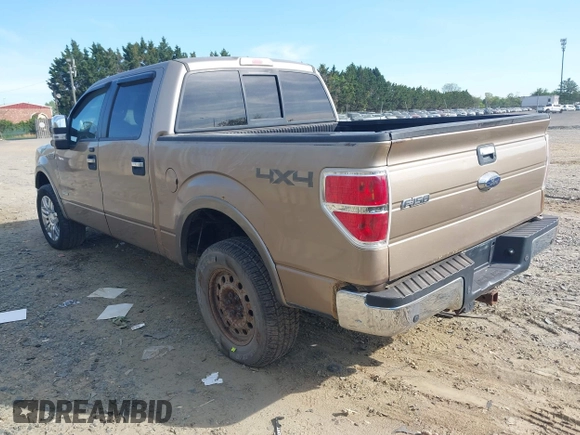 2012 Ford F-150 XL with VIN 1FTFW1ET1CFA03279, listed as a IAAI auction lot 42107076 with 160,972 mi miles. Bid and sale history available at carsss.com. Image 3.