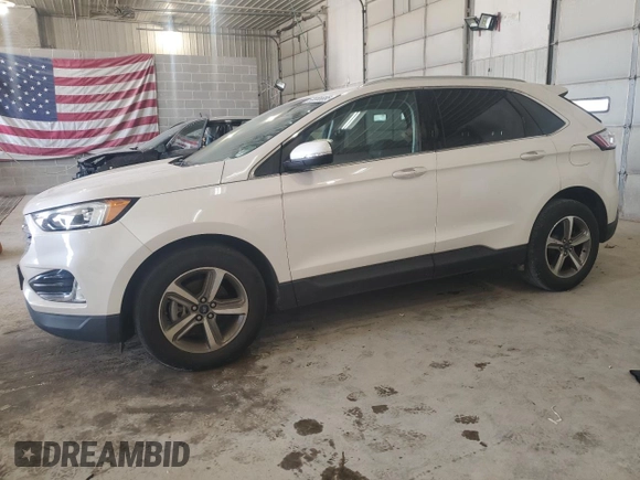 2019 Ford Edge SEL with VIN 2FMPK3J90KBC57633, listed as a Copart auction lot 53300085 with 124,902 mi miles and Clean Title. Bid and sale history available at carsss.com. Image 1.