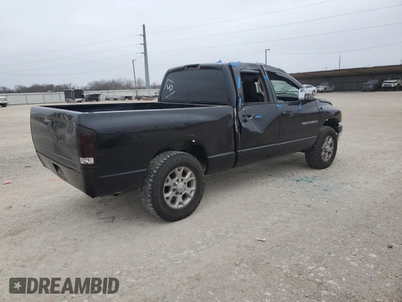 2004 Dodge Ram 2500 SLT with VIN 3D7KA28C94G143584, listed as a Copart auction lot 87600605 with 349,529 mi miles and Salvage Title. Bid and sale history available at carsss.com. Image 3.