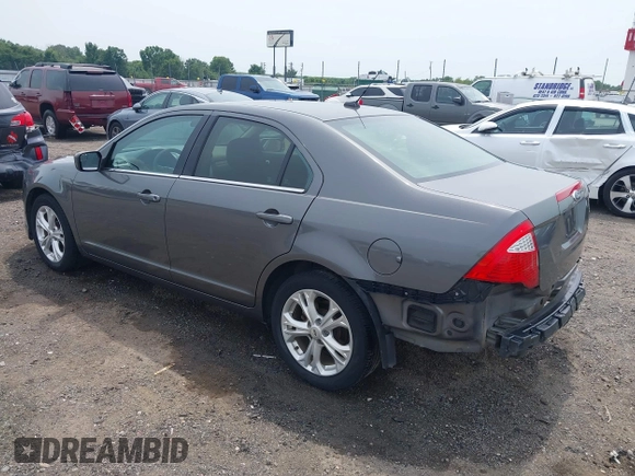 2012 Ford Fusion SE with VIN 3FAHP0HA9CR141588, listed as a IAAI auction lot 42485632 with 124,312 mi miles and . Bid and sale history available at DreamBid. Image 3.