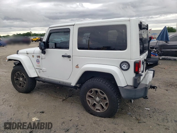 2013 Jeep Wrangler Sahara with VIN 1C4AJWBG8DL691619, listed as a Copart auction lot 56194275 with 103,299 mi miles and Salvage title. Bid and sale history available at DreamBid. Image 2.