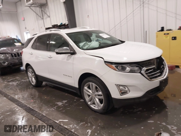 2019 Chevrolet Equinox Premier with VIN 2GNAXXEV3K6265784, listed as a IAAI auction lot 42084939 with 65,933 mi miles and . Bid and sale history available at DreamBid. Image 1.