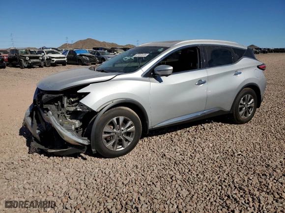 2016 Nissan Murano SL with VIN 5N1AZ2MH3GN146469, listed as a Copart auction lot 87707235 with 119,356 mi miles and Salvage Title. Bid and sale history available at carsss.com. Image 1.