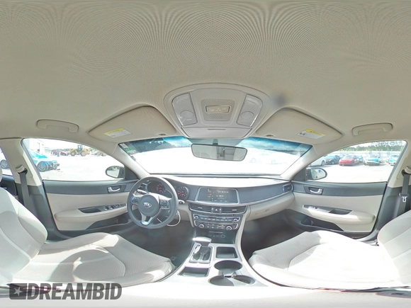 2018 Kia Optima LX with VIN 5XXGT4L32JG266820, listed as a Copart auction lot 56457175 with 89,960 mi miles and Salvage title. Bid and sale history available at DreamBid. Image 14.