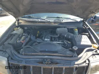 2002 Jeep Grand Cherokee Laredo with VIN 1J4GW48S02C174656, listed as a Copart auction lot 56954155 with 235,427 mi miles and Salvage title. Bid and sale history available at DreamBid. Image 12.