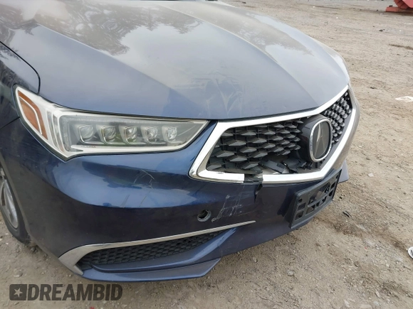2020 Acura TLX with VIN 19UUB1F37LA011614, listed as a IAAI auction lot 41573392 with 66,575 mi miles. Bid and sale history available at carsss.com. Image 6.