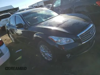 2012 Infiniti M37 with VIN JN1BY1AR6CM392633, listed as a Copart auction lot 80099504 with 190,542 mi miles and Salvage Title. Bid and sale history available at carsss.com. Image 4.