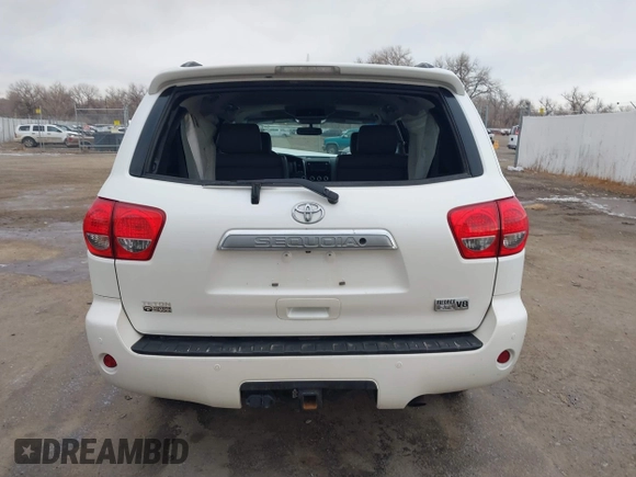 2017 Toyota Sequoia Platinum with VIN 5TDDY5G18HS154082, listed as a IAAI auction lot 41132778 with 55,175 mi miles. Bid and sale history available at carsss.com. Image 16.