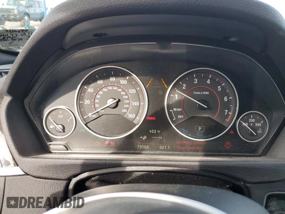 2017 BMW 3 Series 330e iPerformance with VIN WBA8E1C52HK479861, listed as a Copart auction lot 44514865 with 73,164 mi miles and Salvage Title. Bid and sale history available at carsss.com. Image 9.