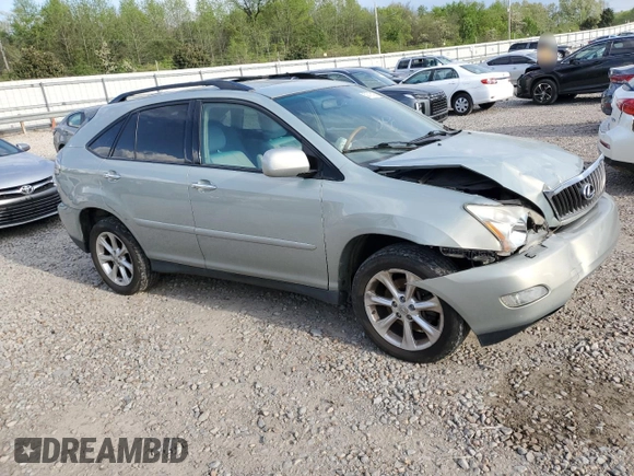 2008 Lexus RX 350 with VIN 2T2GK31U68C028510, listed as a Copart auction lot 52718195 with 215,217 mi miles and Salvage Title. Bid and sale history available at DreamBid. Image 5.