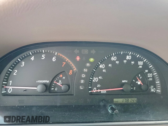 2004 Toyota Camry LE with VIN 4T1BE32K14U329066, listed as a Copart auction lot 60711515 with 178,144 mi miles and Salvage title. Bid and sale history available at DreamBid. Image 9.