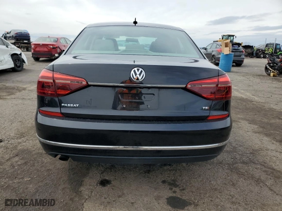 2017 Volkswagen Passat 1.8T S with VIN 1VWAT7A37HC024882, listed as a Copart auction lot 51325585 with 92,082 mi miles and Salvage Title. Bid and sale history available at carsss.com. Image 6.
